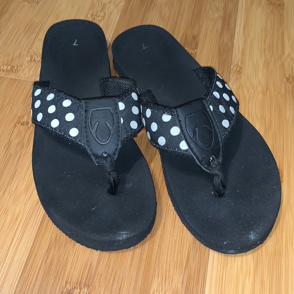 Polkadot Flip Flops